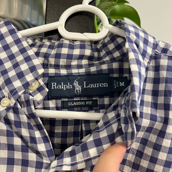 Gingham men’s work shirt - Picture 2 of 4